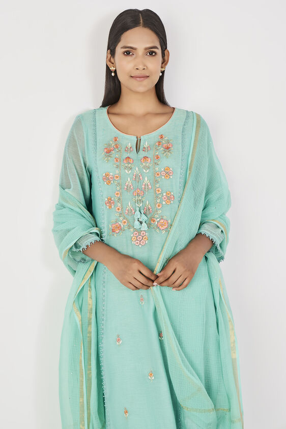 Suditi Kurta Set, Sage Green, image 5